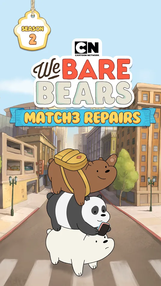 We Bare Bears Match3 Repairs [мод: много денег] Screenshot 1