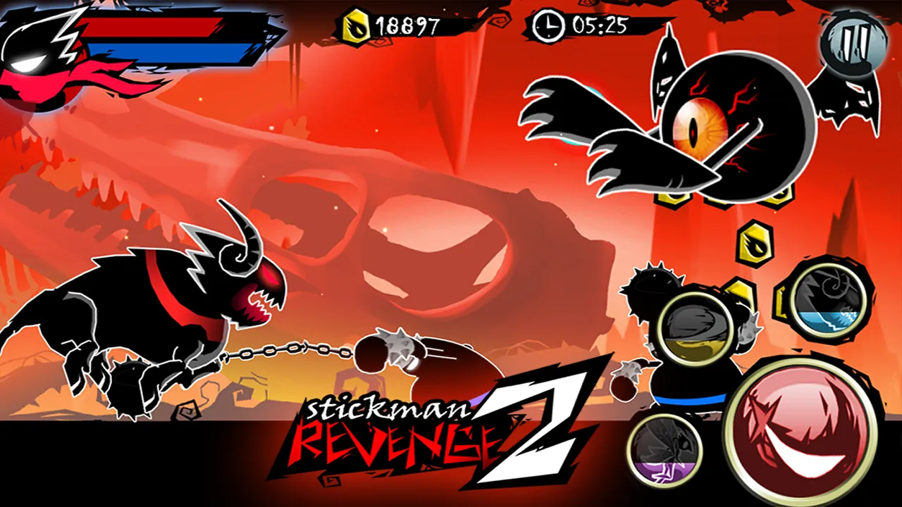 Stickman Revenge 2 [мод: много денег] Screenshot 1