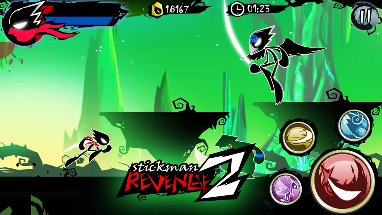 Stickman Revenge 2 [мод: много денег] Screenshot 2