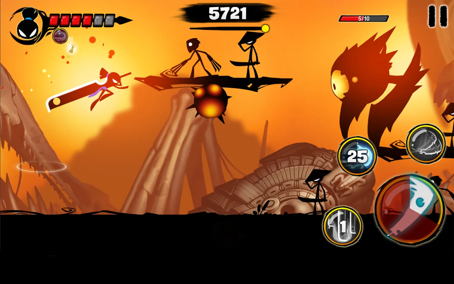 Stickman Revenge 3 – Ninja Warrior – Shadow Fight [мод: бесплатные покупки] Screenshot 5