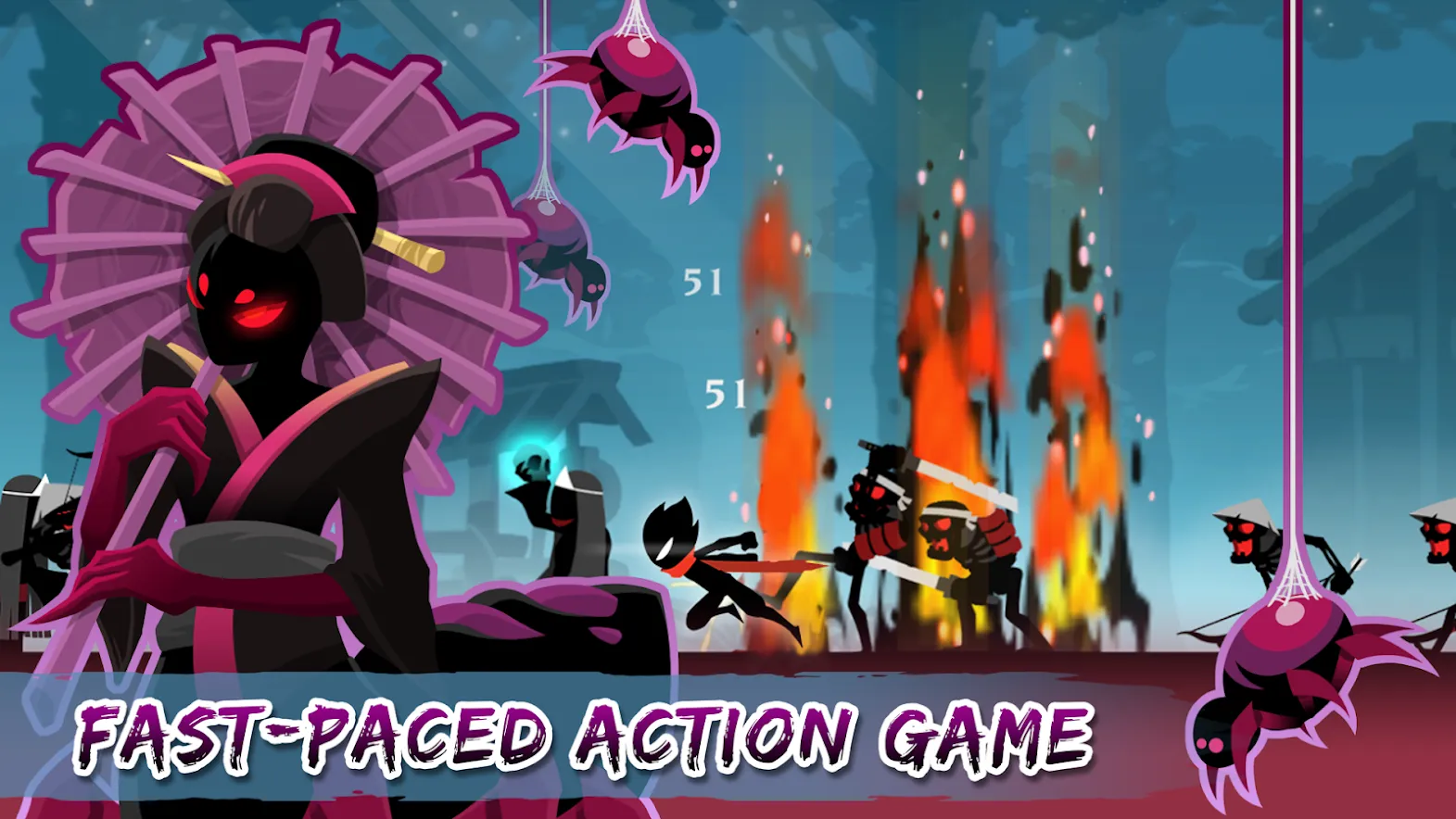 Stickman Revenge: Demon Slayer [мод: много денег] Screenshot 5