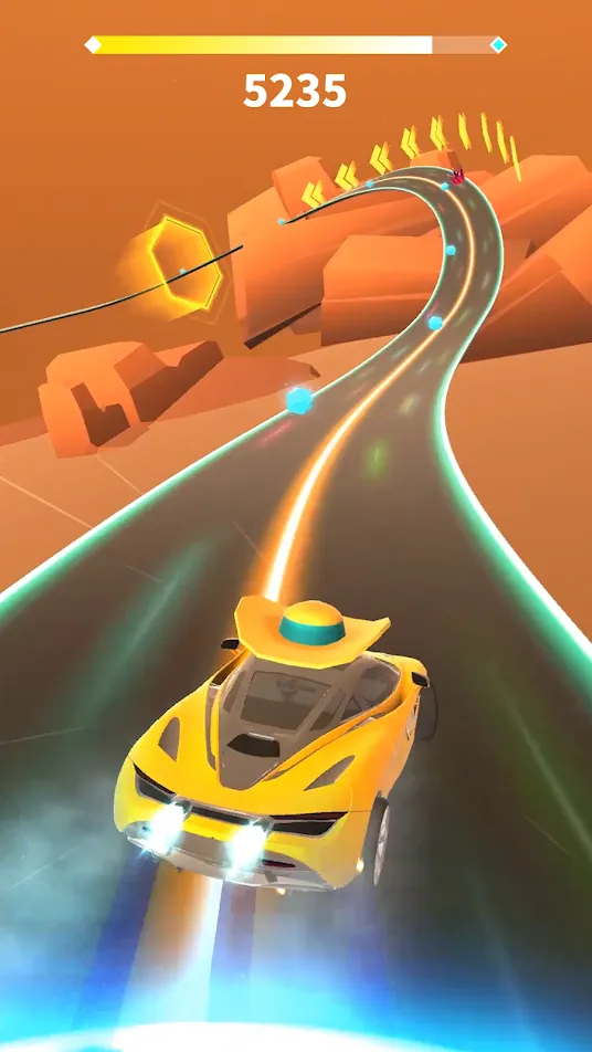Racing Rhythm [мод: бесплатные покупки] Screenshot 2