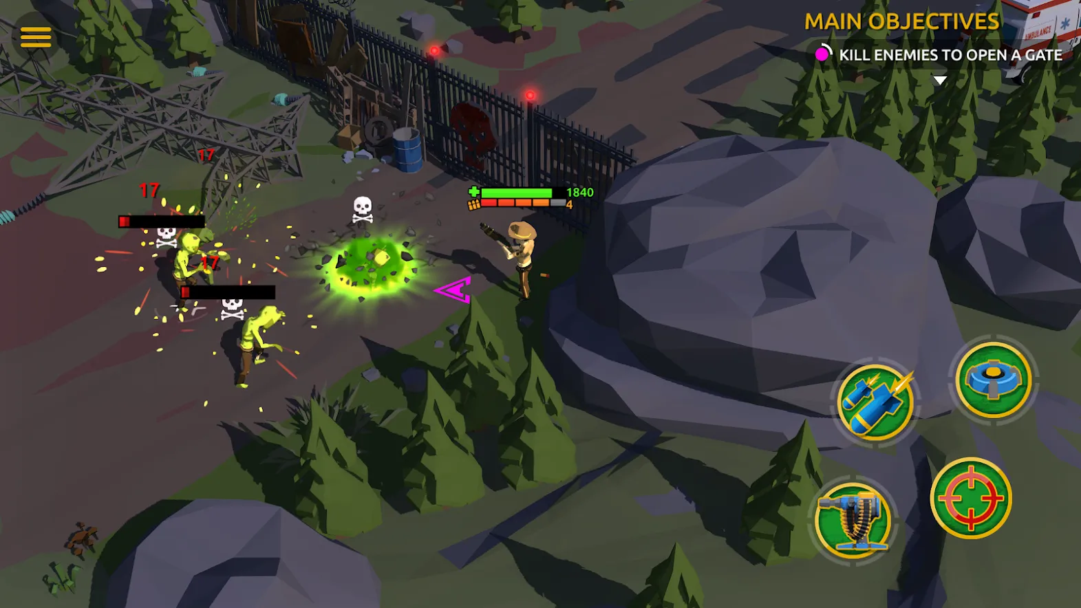Zombie Blast Crew [мод: много денег] Screenshot 5