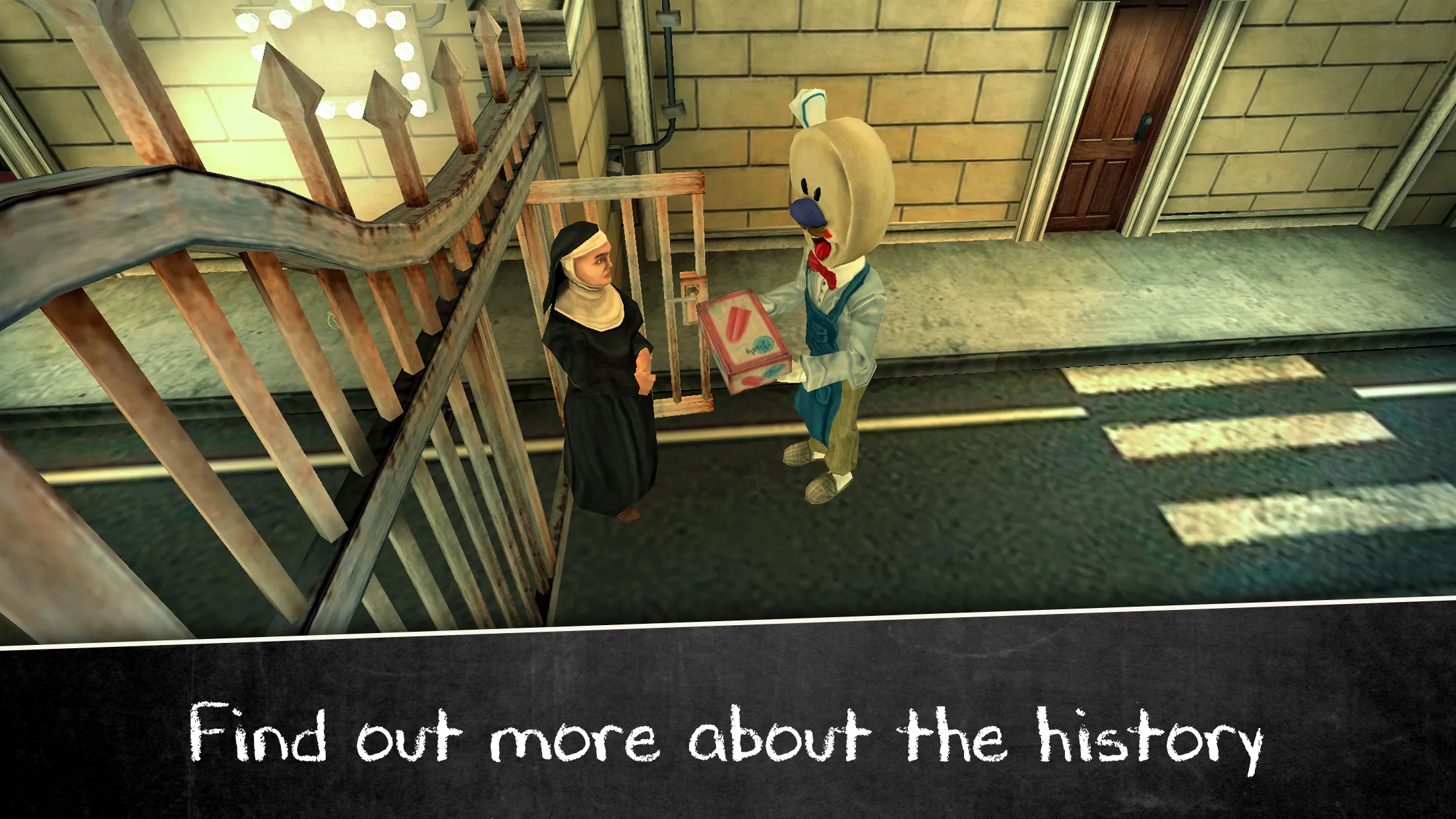 Evil Nun 2 : Origins v1.3.5147 APK Мод (Меню, Враги не атакуют, Ловушки) Screenshot 1