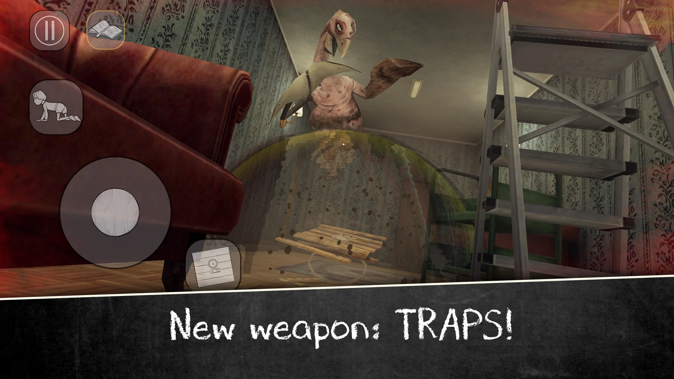 Evil Nun 2 : Origins v1.3.5147 APK Мод (Меню, Враги не атакуют, Ловушки) Screenshot 3