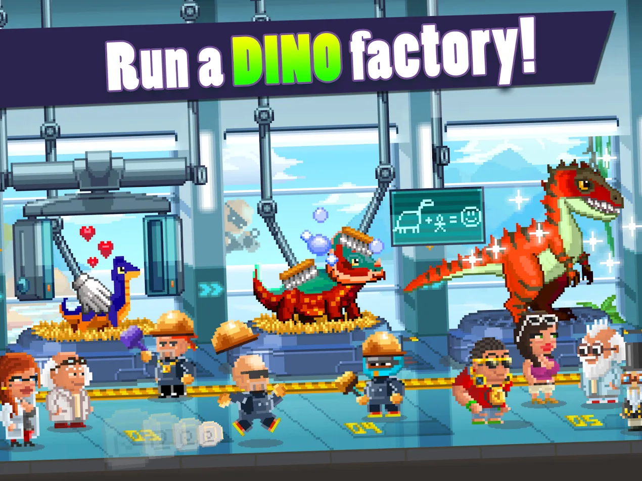 Dinosaur Factory [мод: много денег и золота] Screenshot 2