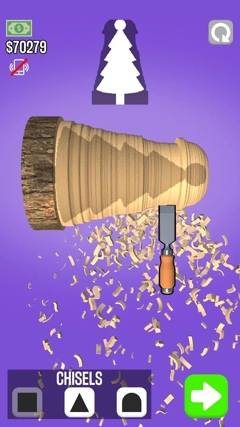Woodturning v3.11.33 APK Мод (Много денег) Screenshot 1 Woodturning v3.11.33 APK Мод (Много денег) Screenshot 1