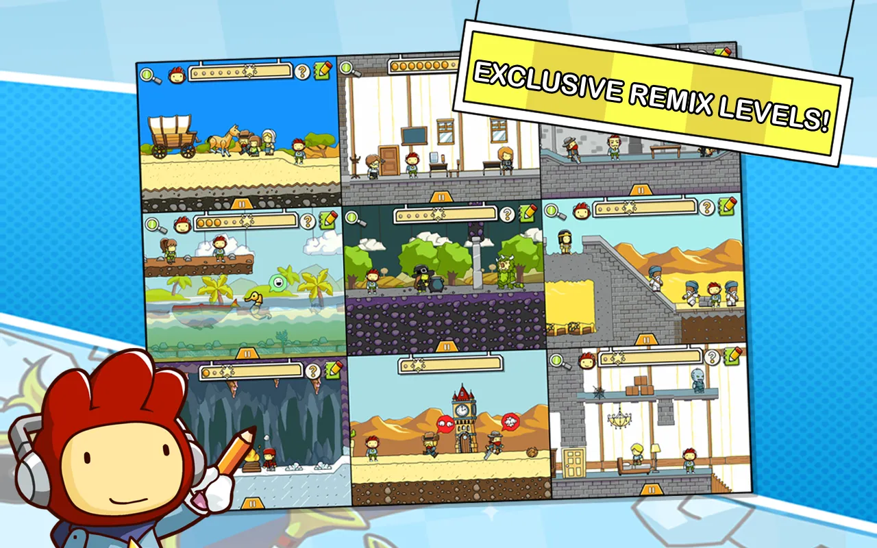 Scribblenauts Remix [мод: всё открыто] Screenshot 5