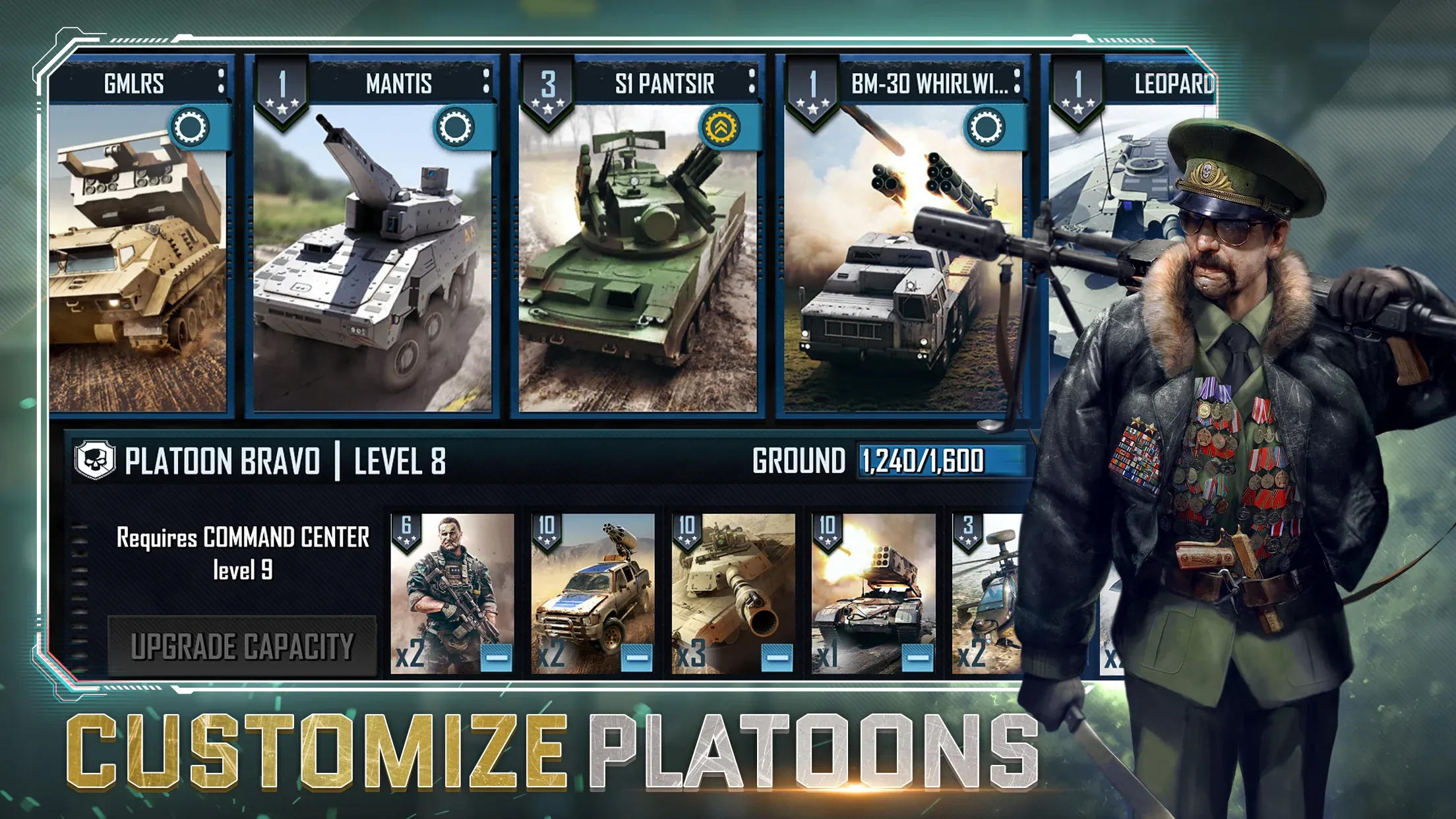 War Commander: Rogue Assault v10.7.1 APK Мод (Меню, Режим бога) Screenshot 4 War Commander: Rogue Assault v10.7.1 APK Мод (Меню, Режим бога) Screenshot 4