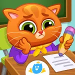 Скачать Bubbu School (котик бубу) [мод: много денег] на Андроид
