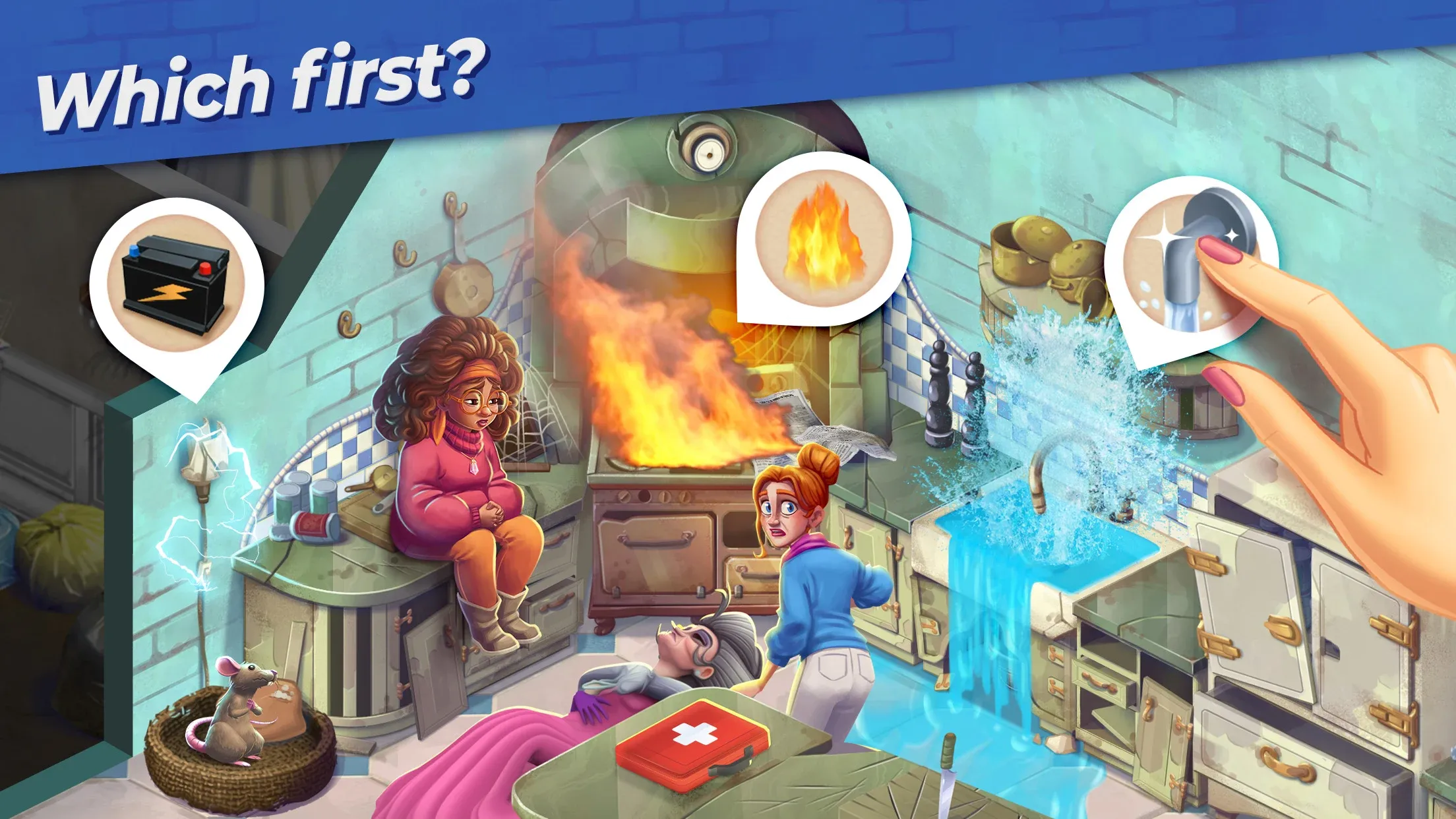Penny & Flo: Обнови дом v1.189.0 APK Мод (Меню, Много денег и звёзд) Screenshot 2