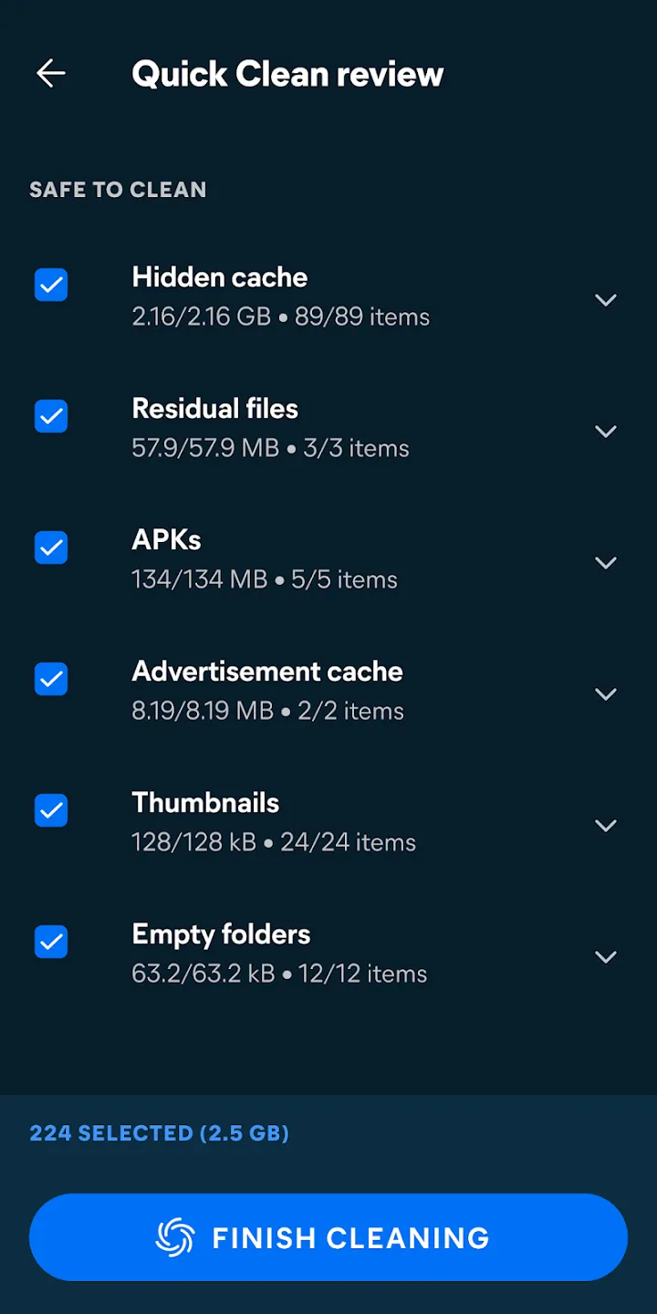Avast Cleanup v26.06.0 APK Мод (Всё открыто, Premium) Screenshot 2