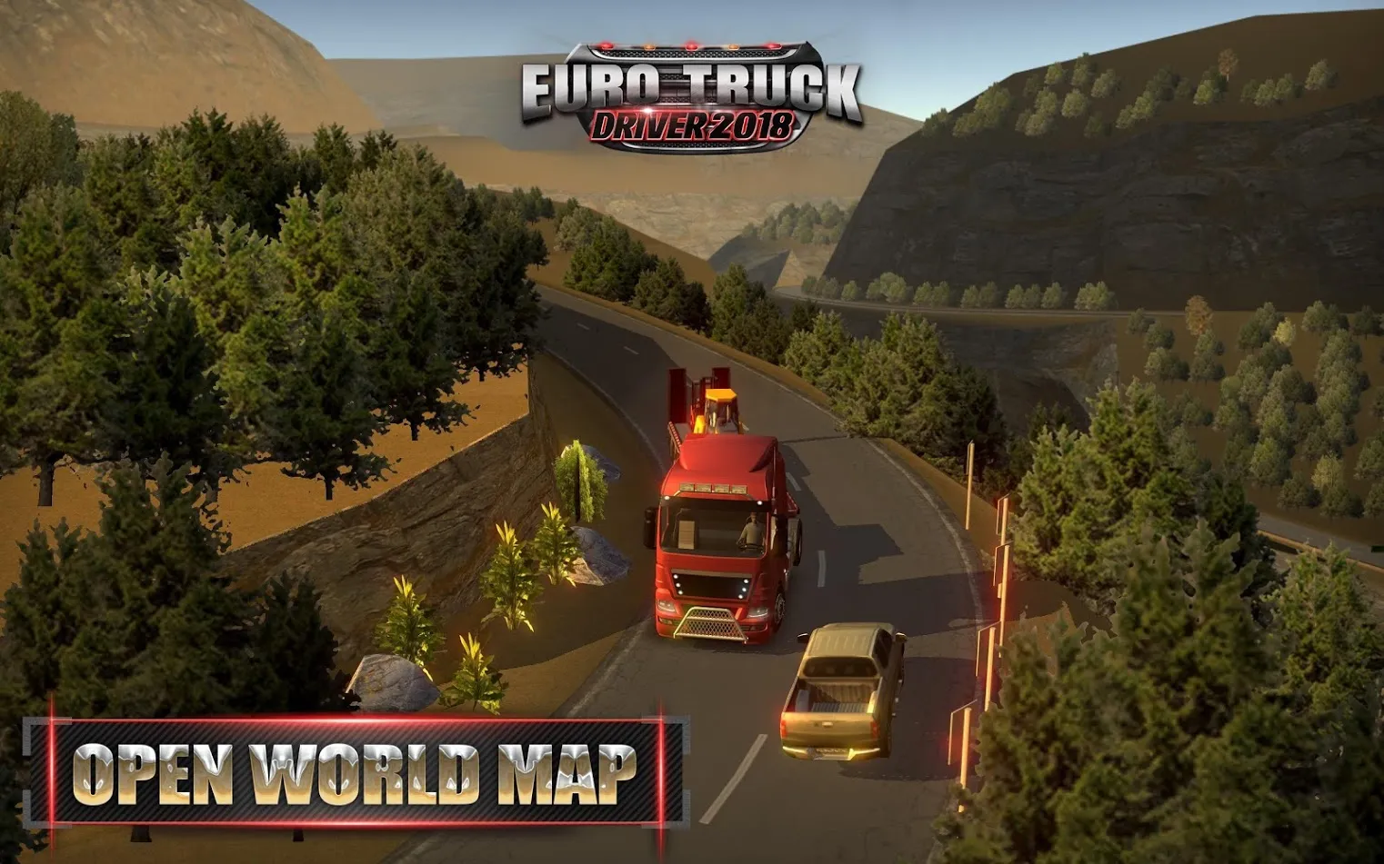 Euro Truck Driver - 2018 [мод: много денег] Screenshot 2