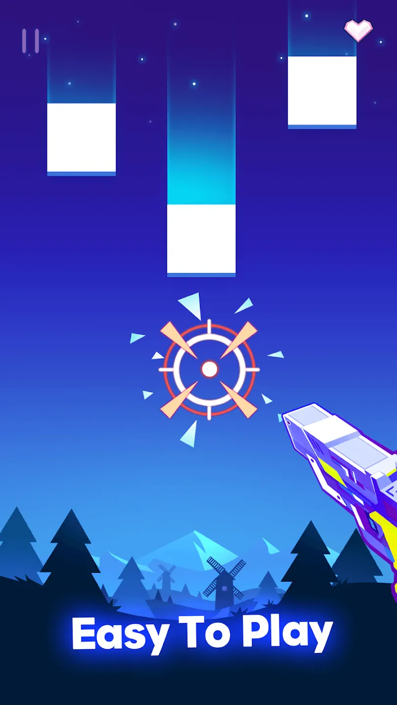 Огневой бит - Мusic и стрельба v2.1.0 APK Мод (Много денег) Screenshot 1 Огневой бит - Мusic и стрельба v2.1.0 APK Мод (Много денег) Screenshot 1