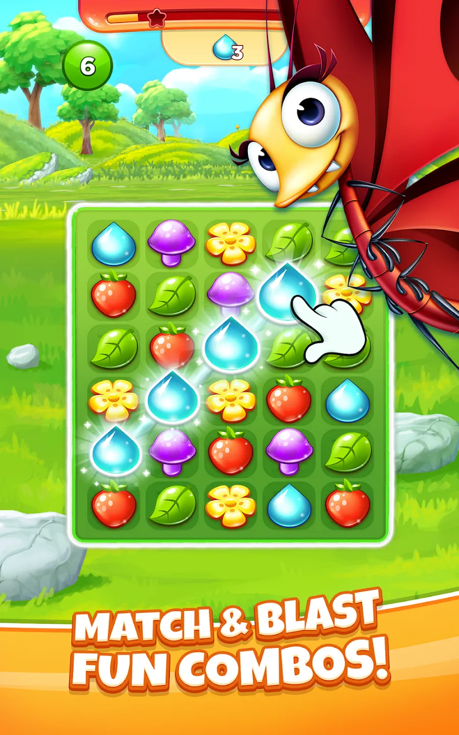 Best Fiends Stars v3.2.24 APK Мод (Бесплатные покупки) Screenshot 1