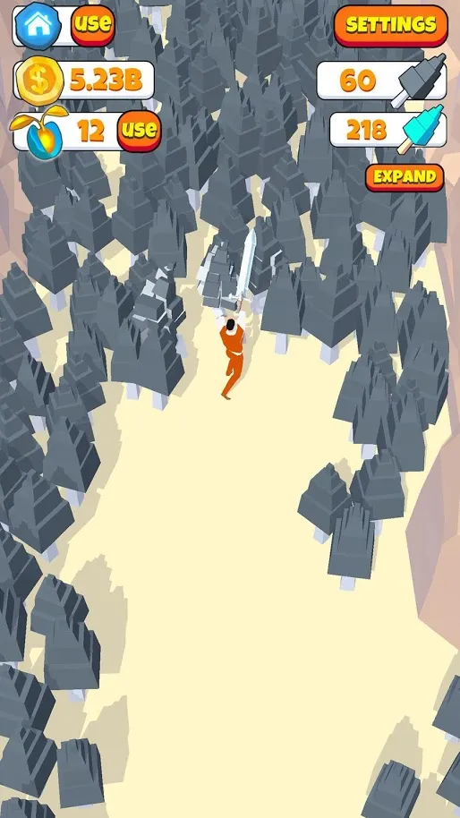 Idle Lumberjack 3D [мод: много денег] Screenshot 5