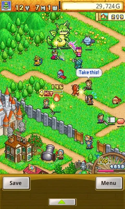 Dungeon Village v2.6.0 APK Мод (Меню, Много денег) Screenshot 1