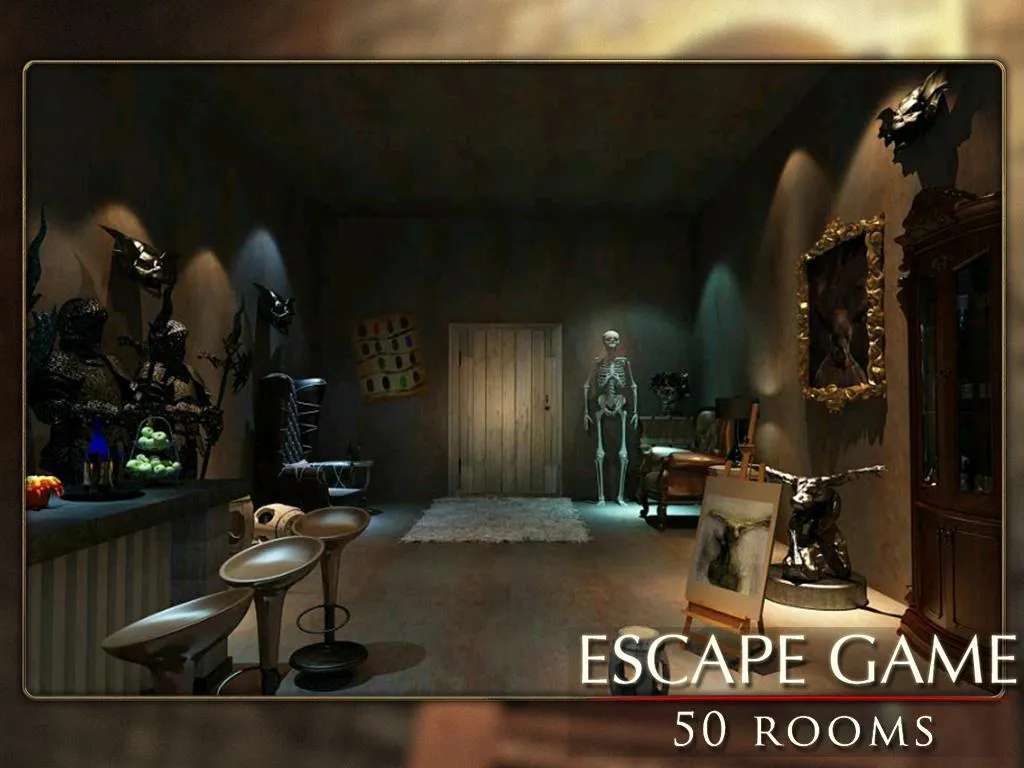 Побег игра: 50 комната 1 [мод: много подсказок] Screenshot 3