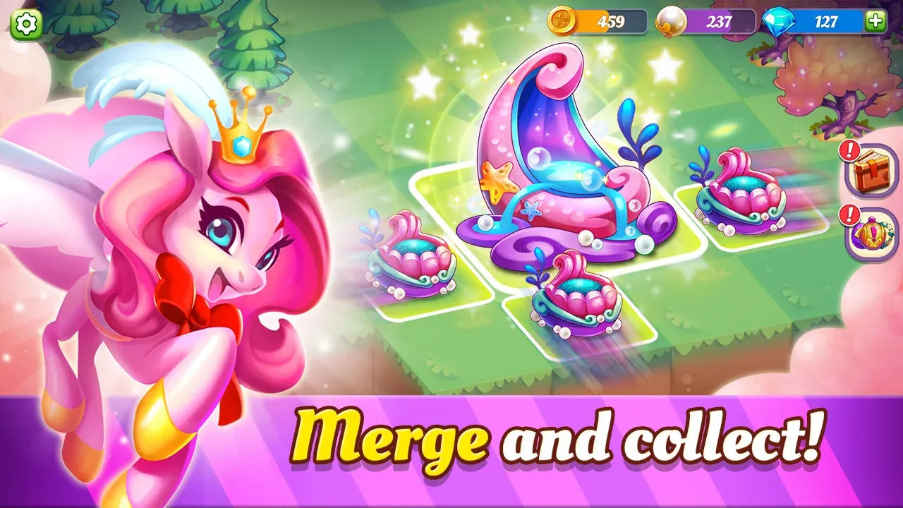 Wonder Merge v1.4.63 APK Мод (Меню, Бриллианты, Жемчуг, Монеты) Screenshot 1
