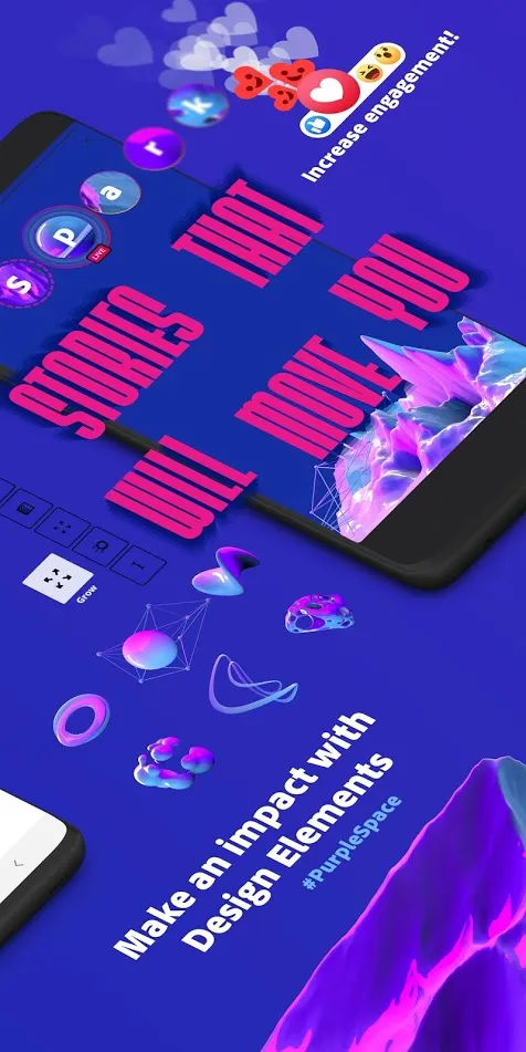 Adobe Spark Post Premium: Graphic Design & Story Templates [мод: всё открыто] Screenshot 4