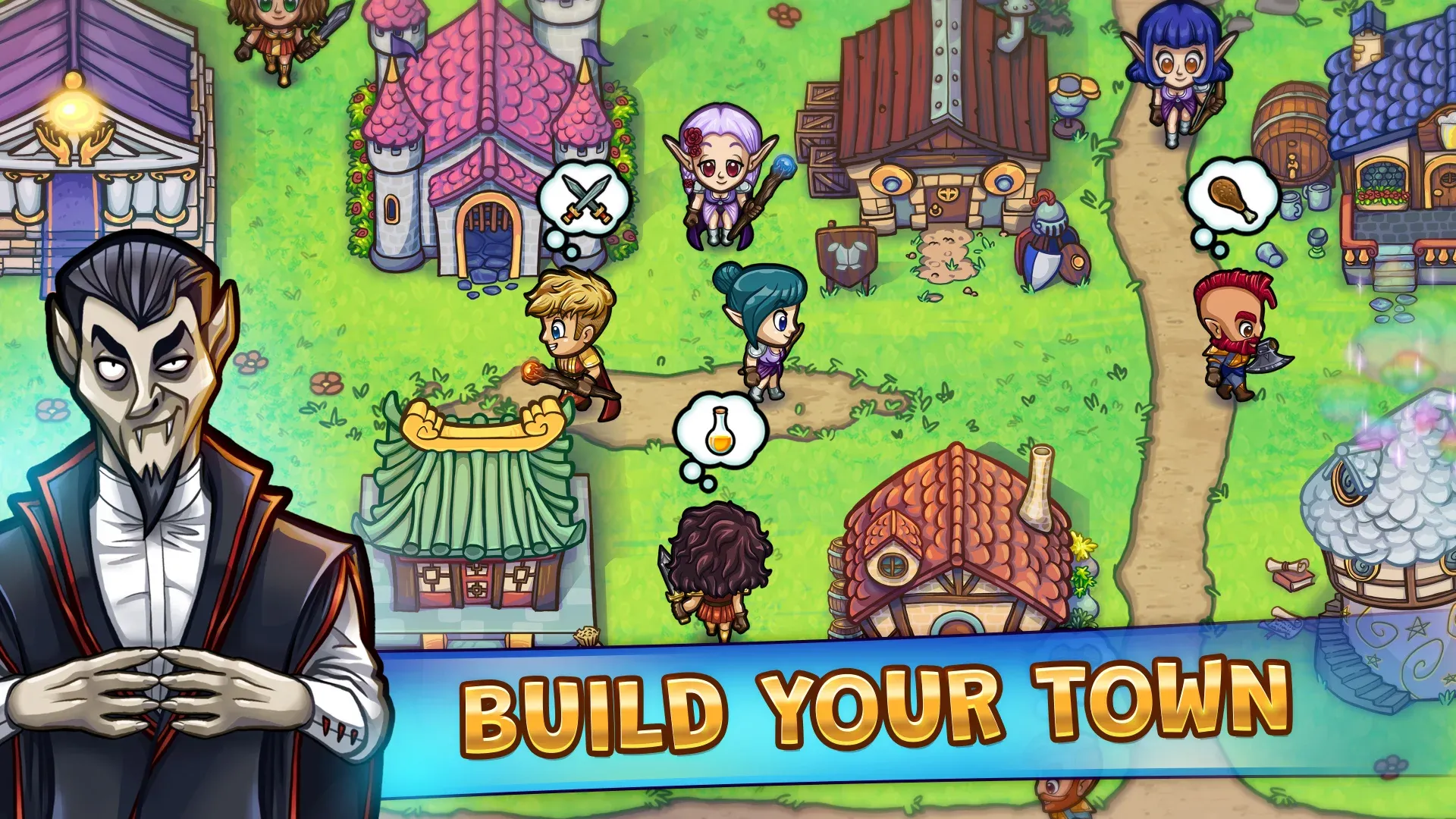 Hero Park: Shops & Dungeons v1.24.1 APK Мод (Много денег) Screenshot 3