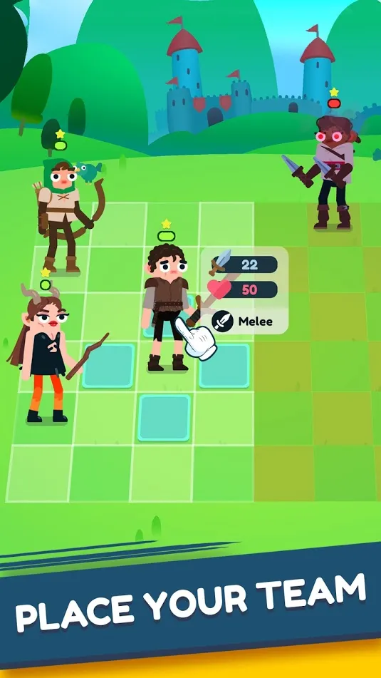 Heroes Battle: Auto-battler RPG [мод: большая скорость атаки] Screenshot 2
