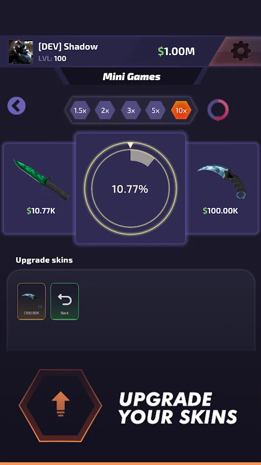 Case Battle: Skins Simulator – Idle Clicker Games [мод: бесплатные покупки] Screenshot 3