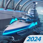 Скачать PACIFIC WARSHIPS: Морское ПвП [мод: бесконечные патроны] на Андроид