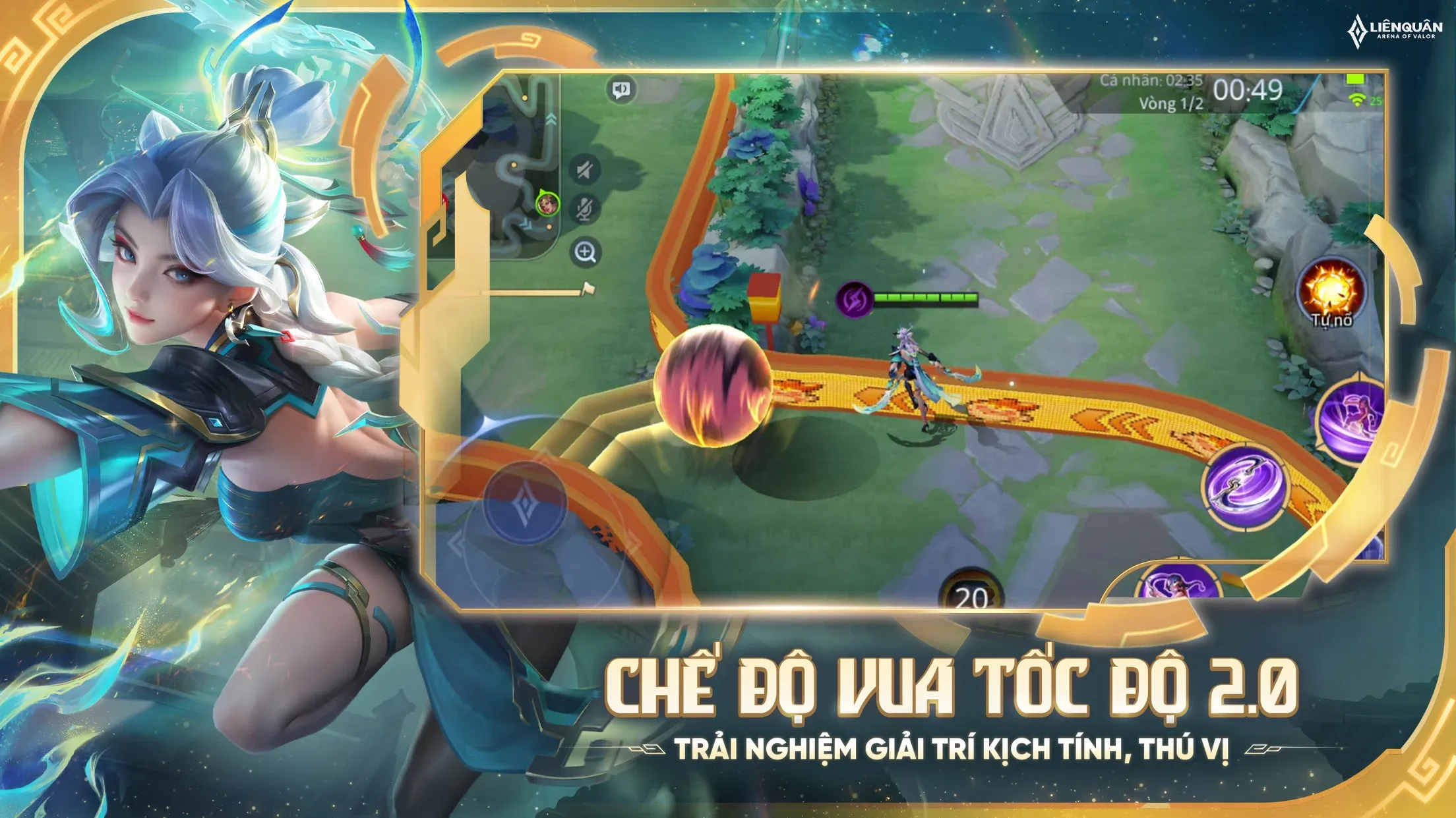Garena Liên Quân Mobile v1.57.1.2 APK Мод (Меню, MapHack, Вид с дрона) Screenshot 4 Garena Liên Quân Mobile v1.57.1.2 APK Мод (Меню, MapHack, Вид с дрона) Screenshot 4