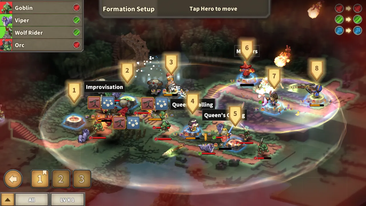 Tap Defenders [мод: бесплатные улучшения] Screenshot 3