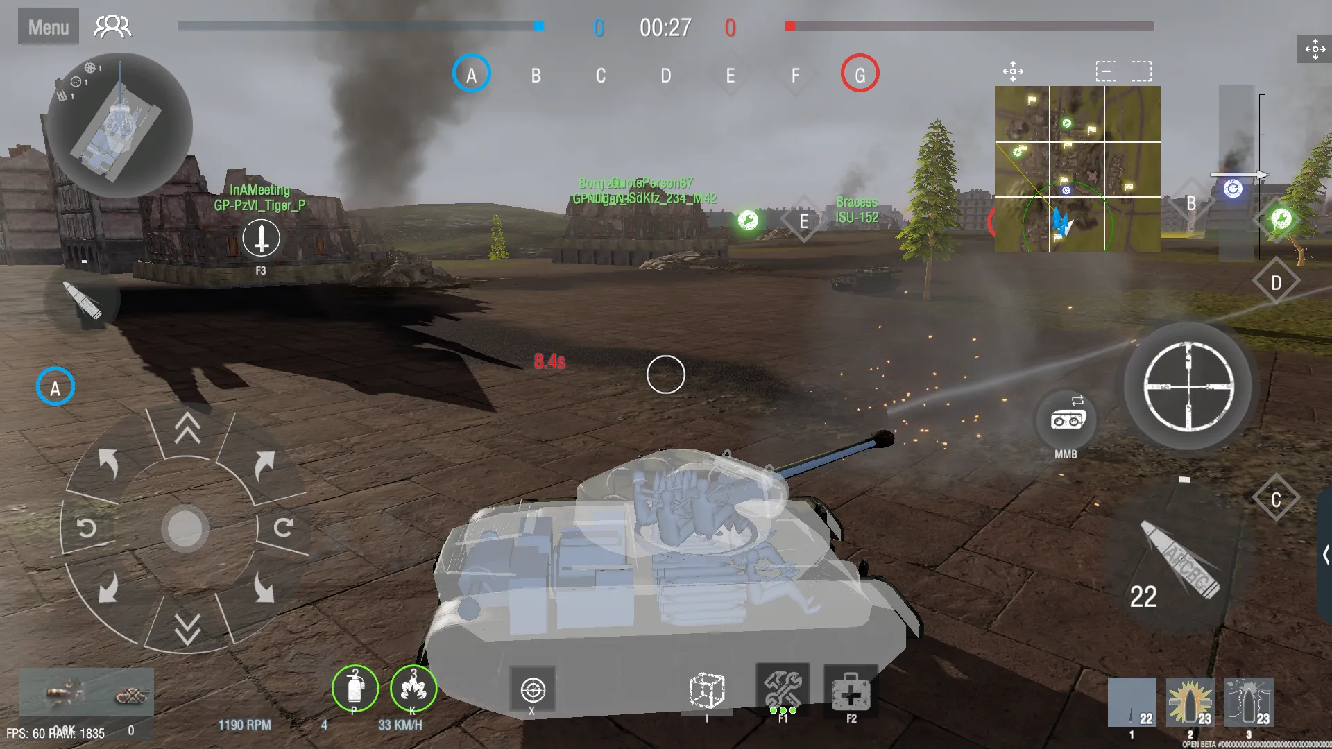 Panzer War v2026.4.18.1 APK Мод (Бесплатные покупки) Screenshot 3