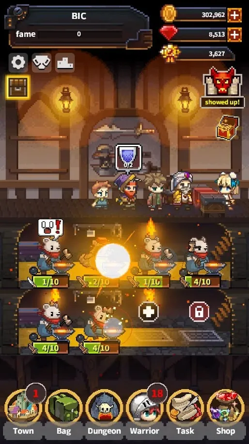 Warriors' Market Mayhem : Offline Retro RPG [мод: много денег] Screenshot 2