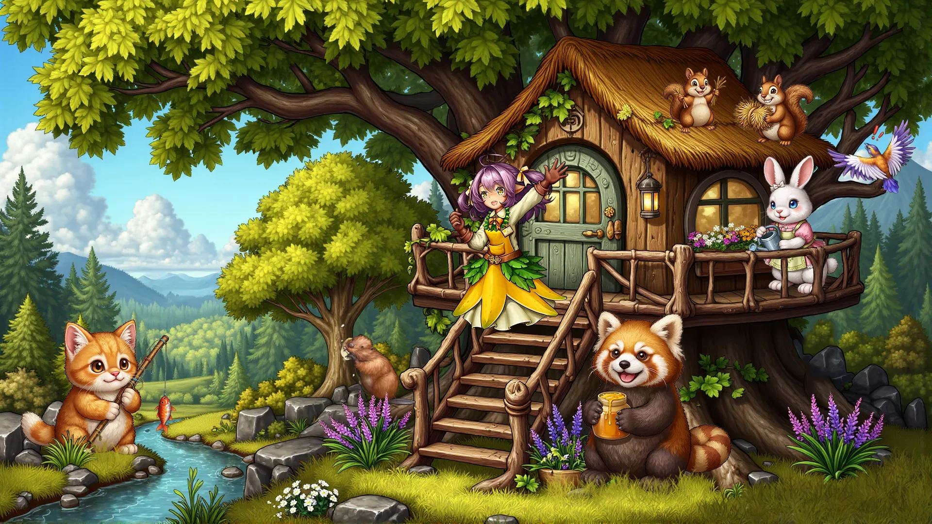Драконы и эльфы (Игра слияния) v5.3.5 APK Мод (Меню, Много ресурсов) Screenshot 2 Драконы и эльфы (Игра слияния) v5.3.5 APK Мод (Меню, Много ресурсов) Screenshot 2
