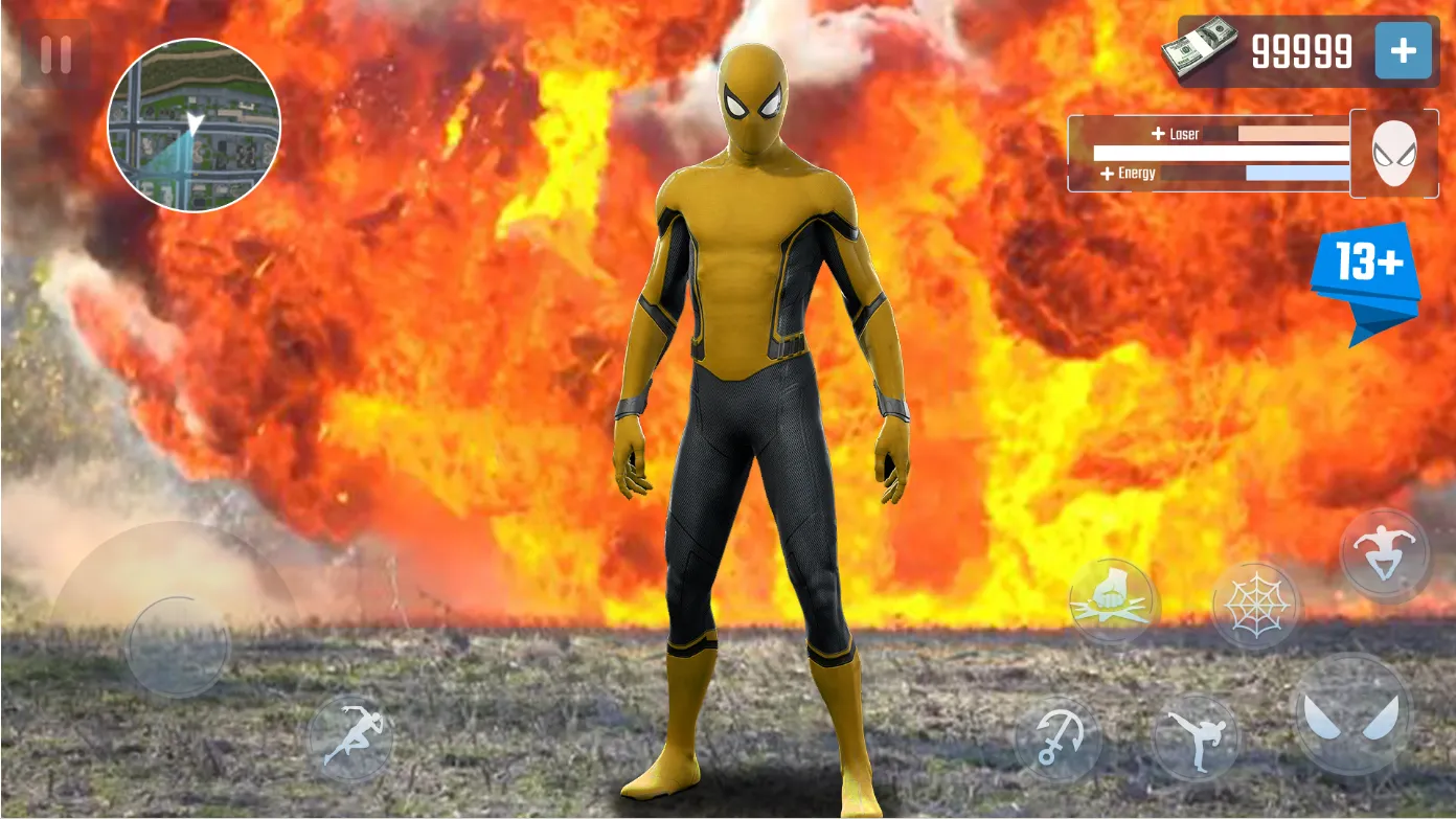 Spider Rope Hero – Gangster New York City [мод: бесплатные покупки] Screenshot 3
