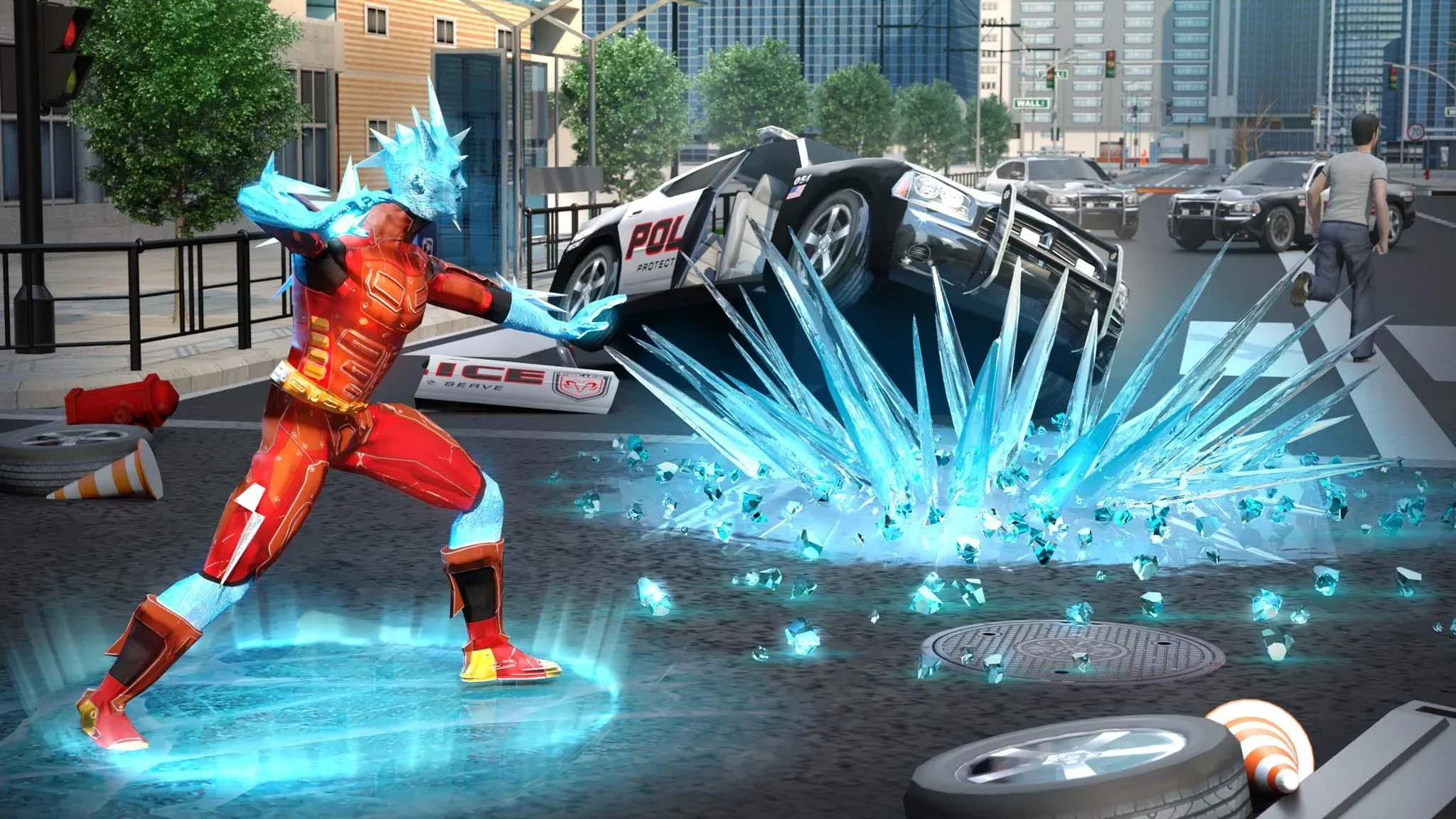 Snow Storm Superhero v1.3.6 APK Мод (Много маны) Screenshot 1