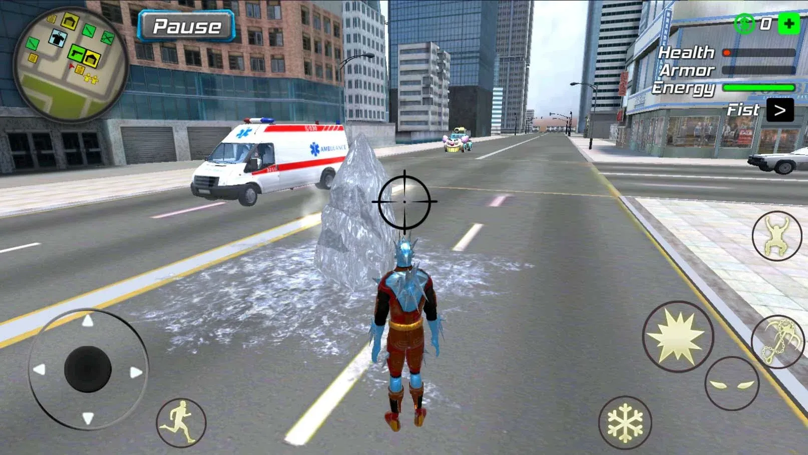 Snow Storm Superhero v1.3.6 APK Мод (Много маны) Screenshot 2