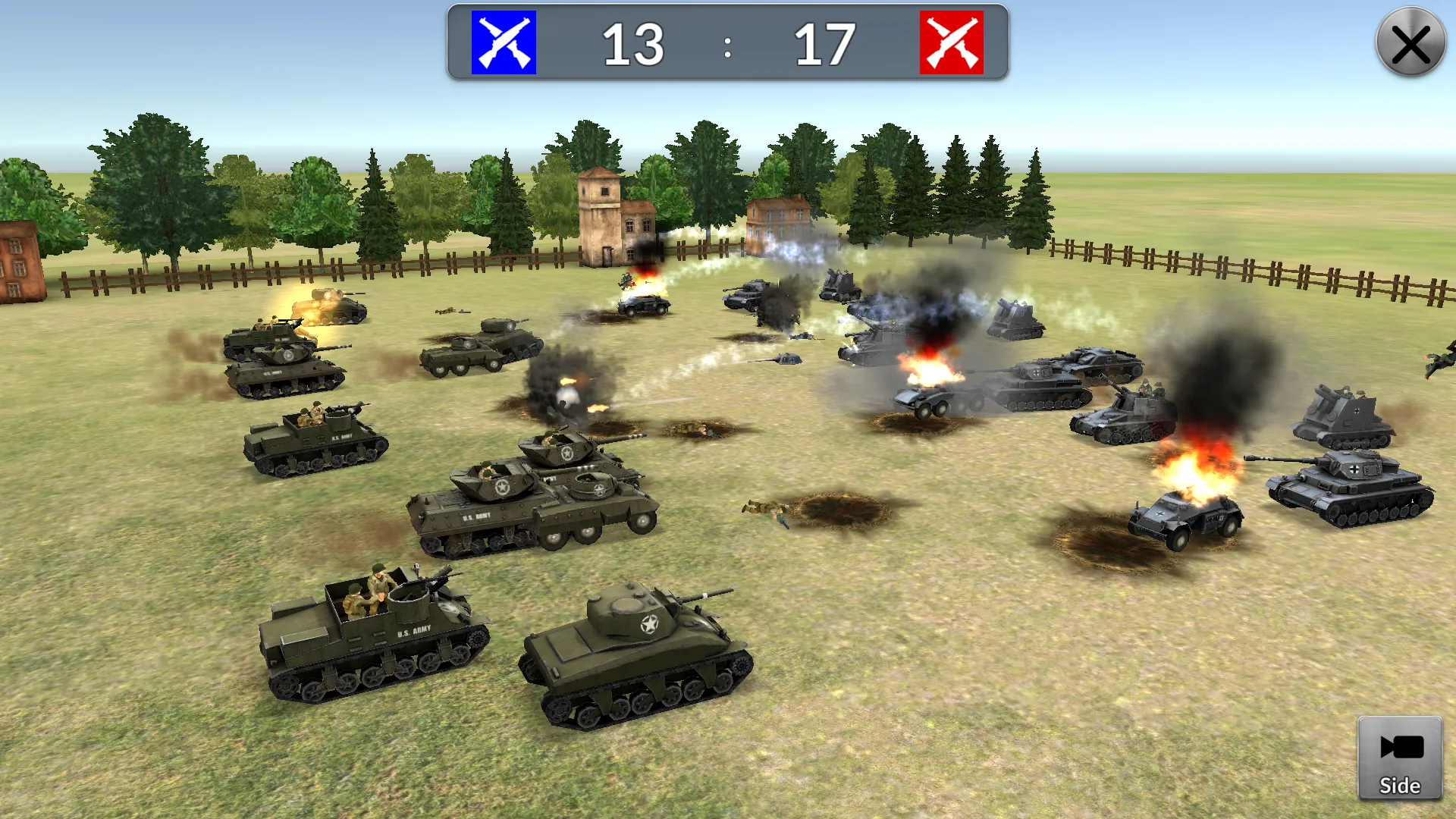 WW2 Battle Simulator [мод: много денег] Screenshot 1