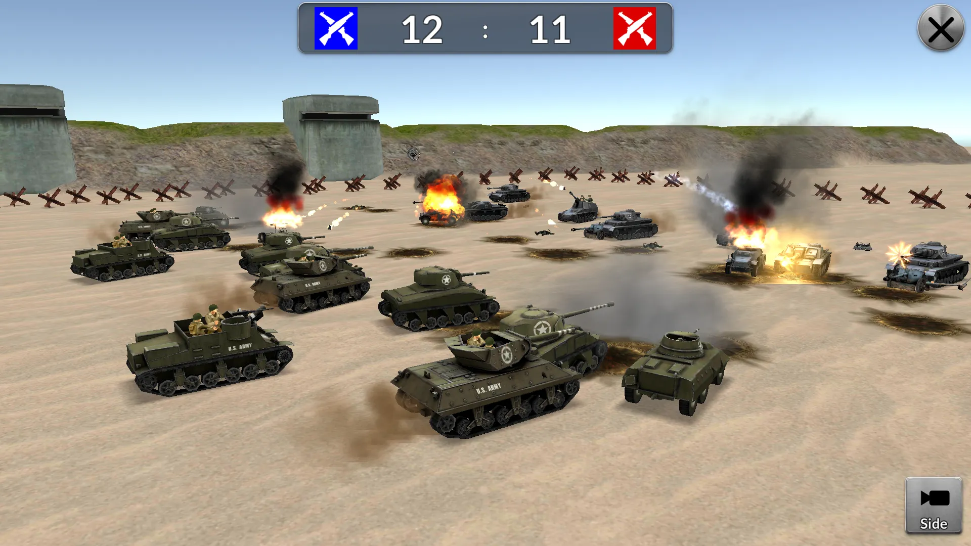 WW2 Battle Simulator [мод: много денег] Screenshot 5