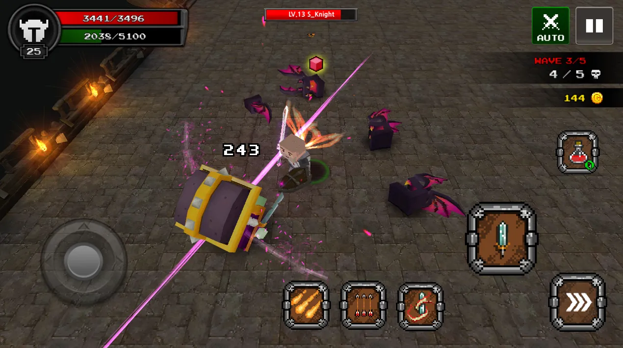 Pixel Blade M VIP v9.7.3 APK Мод (Меню, Много денег, Множитель урона) Screenshot 5