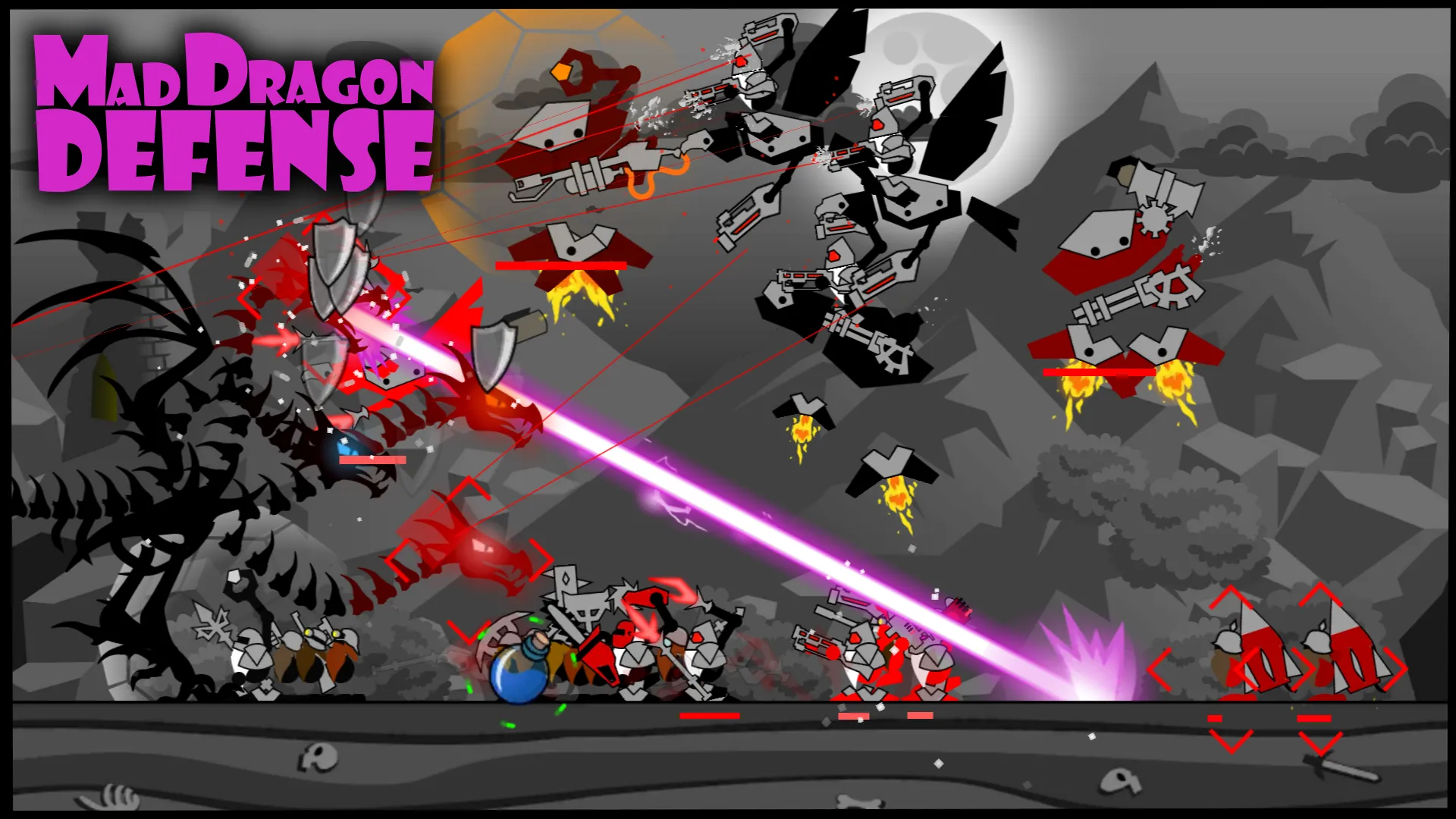 Mad Dragon Defense v1.7.7 APK Мод (Много денег) Screenshot 4 Mad Dragon Defense v1.7.7 APK Мод (Много денег) Screenshot 4