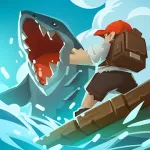 Скачать Epic Raft: Fighting Zombie Shark Survival [мод: много денег] на Андроид