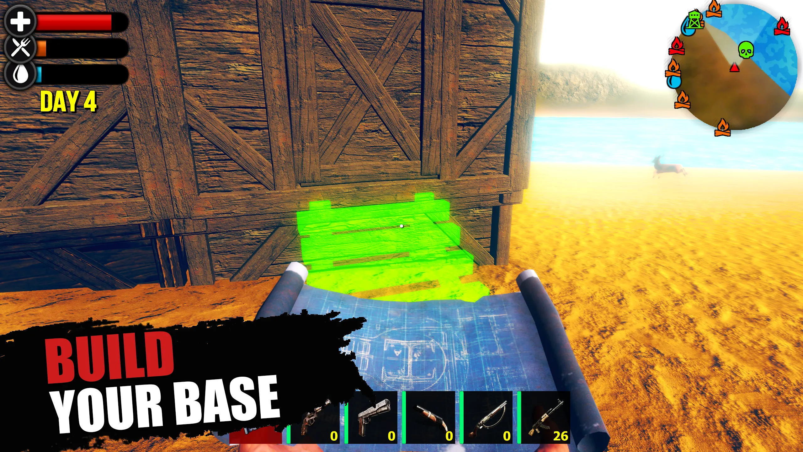 Just Survive: Survival Island v3.3 APK Мод (Бесплатные покупки) Screenshot 2