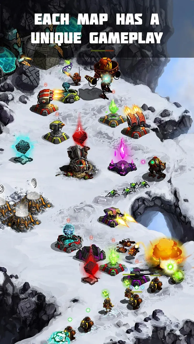 Ancient Planet Tower Defense v1.2.157 APK Мод (Много денег) Screenshot 2