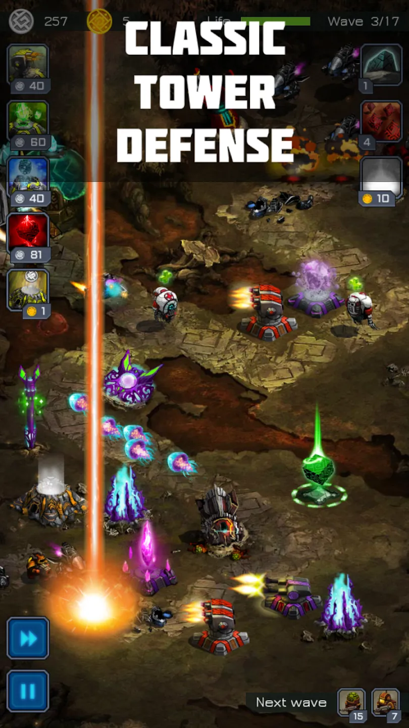 Ancient Planet Tower Defense v1.2.157 APK Мод (Много денег) Screenshot 5
