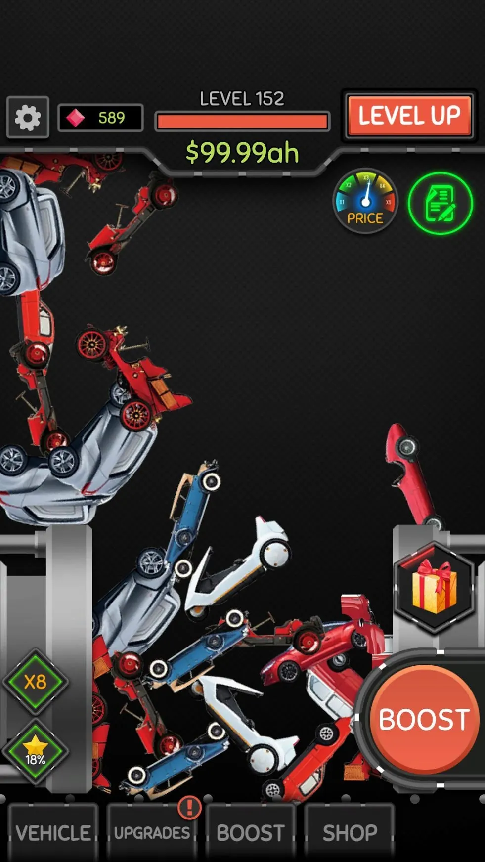 Idle Car Crusher [мод: много денег] Screenshot 4