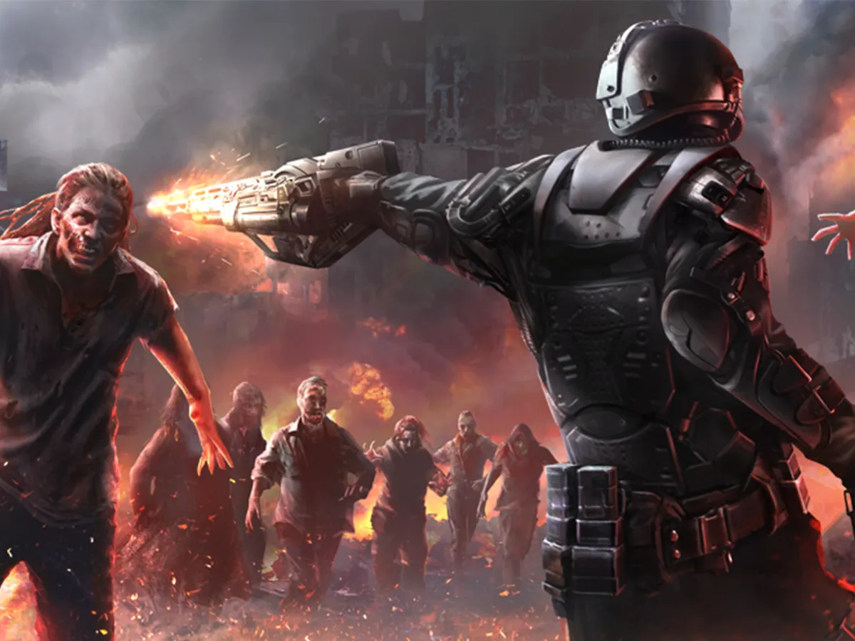 Zombie Shooter Hell 4 Survival [мод: много денег] Screenshot 1