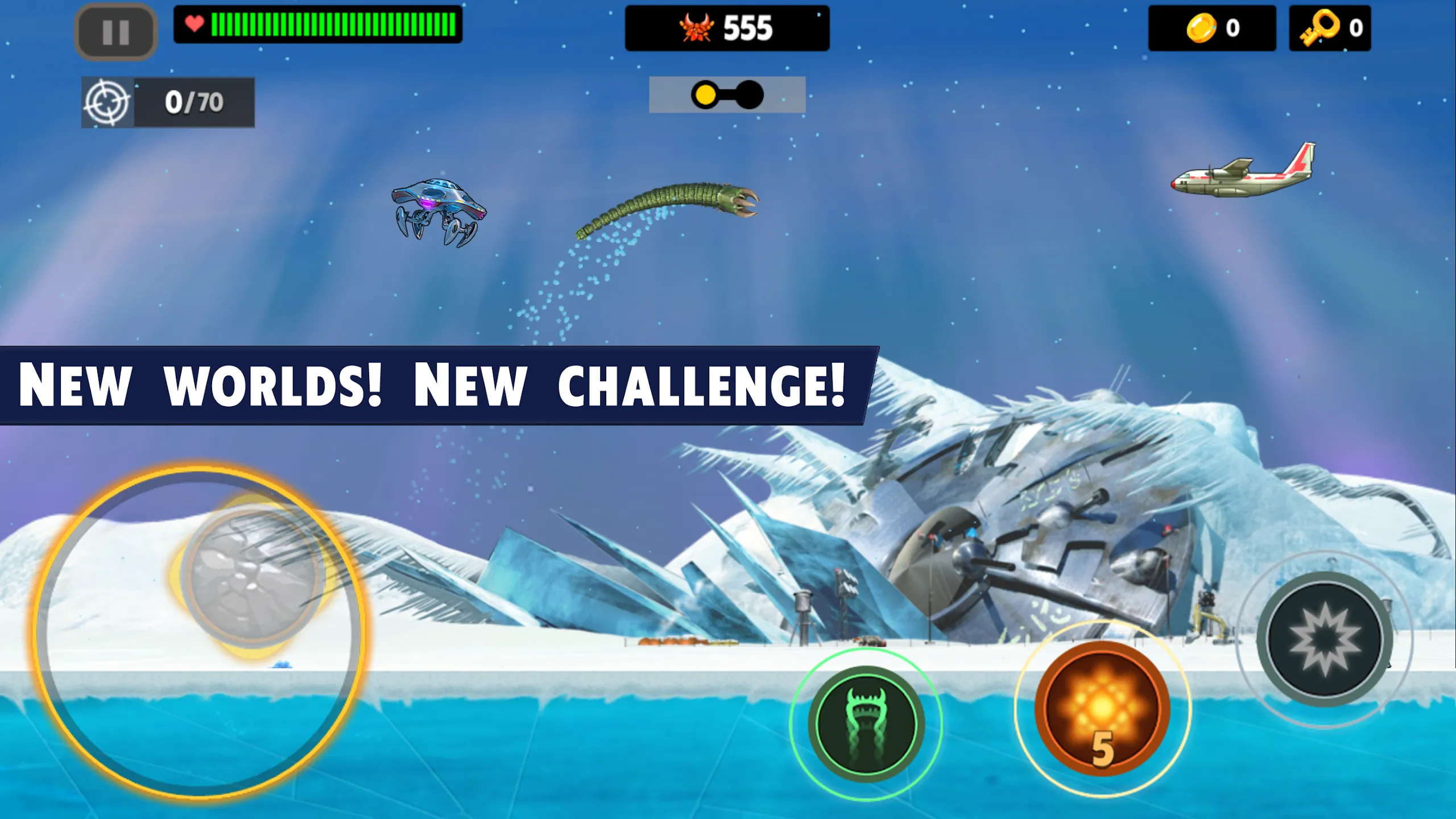 Death Worm™ Deluxe v3.0.019 APK Мод (Много денег) Screenshot 3 Death Worm™ Deluxe v3.0.019 APK Мод (Много денег) Screenshot 3