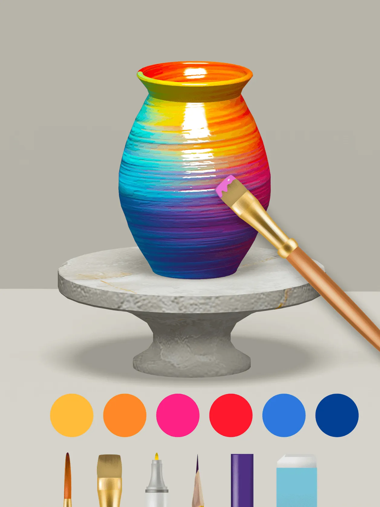 Pottery Master – Расслабляющий Керамический Арт [мод: всё открыто] Screenshot 3