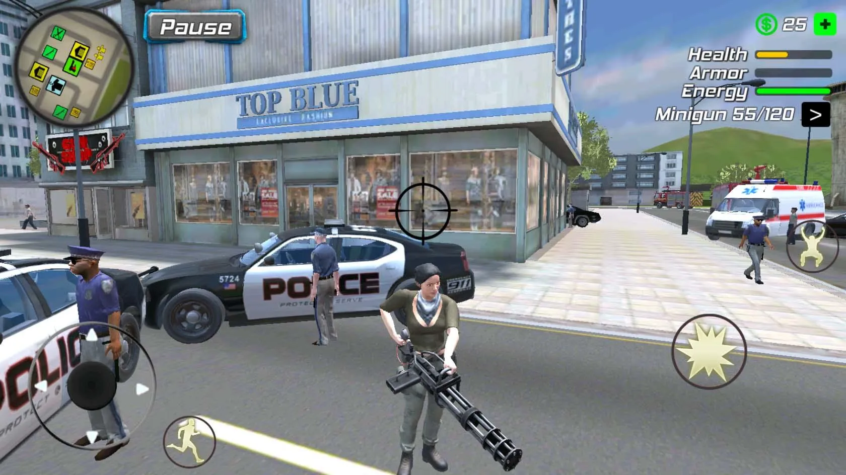 Super Miami Girl: City Dog Crime [мод: бесплатные покупки] Screenshot 2