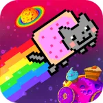Скачать Nyan Cat: The Space Journey [мод: много денег] на Андроид